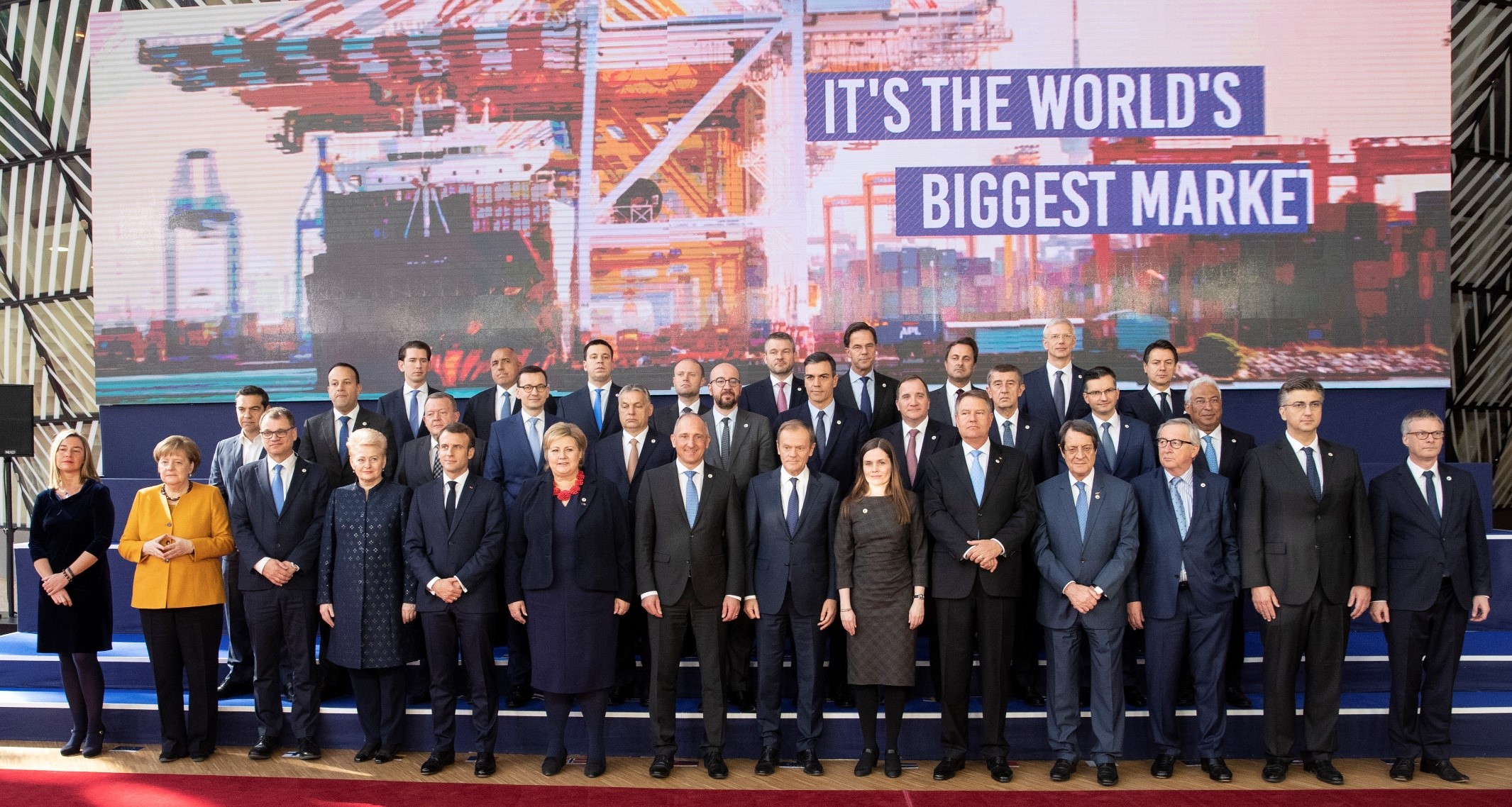 The European Council’s members picture