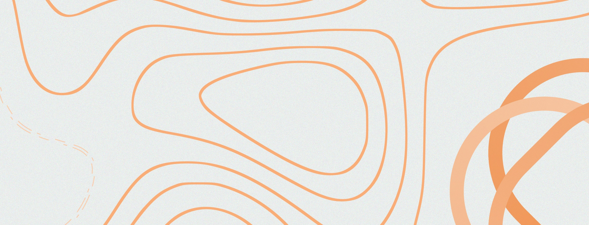 Decorative orange lines