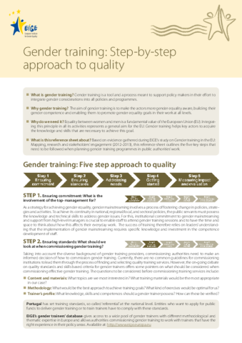 StepByStep Approach to Quality