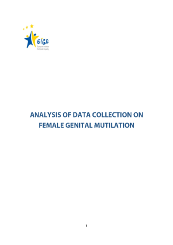 Analysis of data collection on female genital mutilation