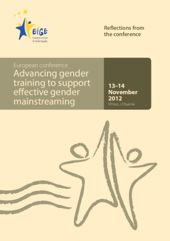 Advancing gender training to support effective gender mainstreaming - Reflections
