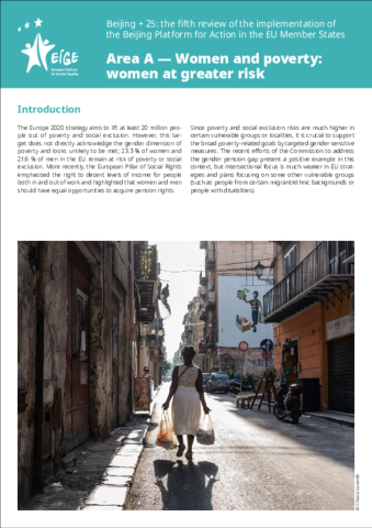 Beijing +25 policy brief: Area A - Women and poverty: women at greater risk
