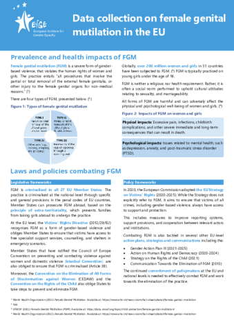 Data Collection on Female Genital Mutilation in the EU