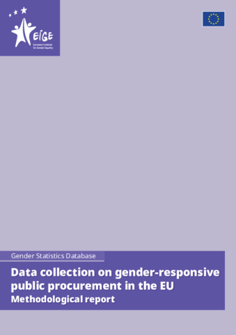 Data collection on gender-responsive public procurement in the EU: Methodological report