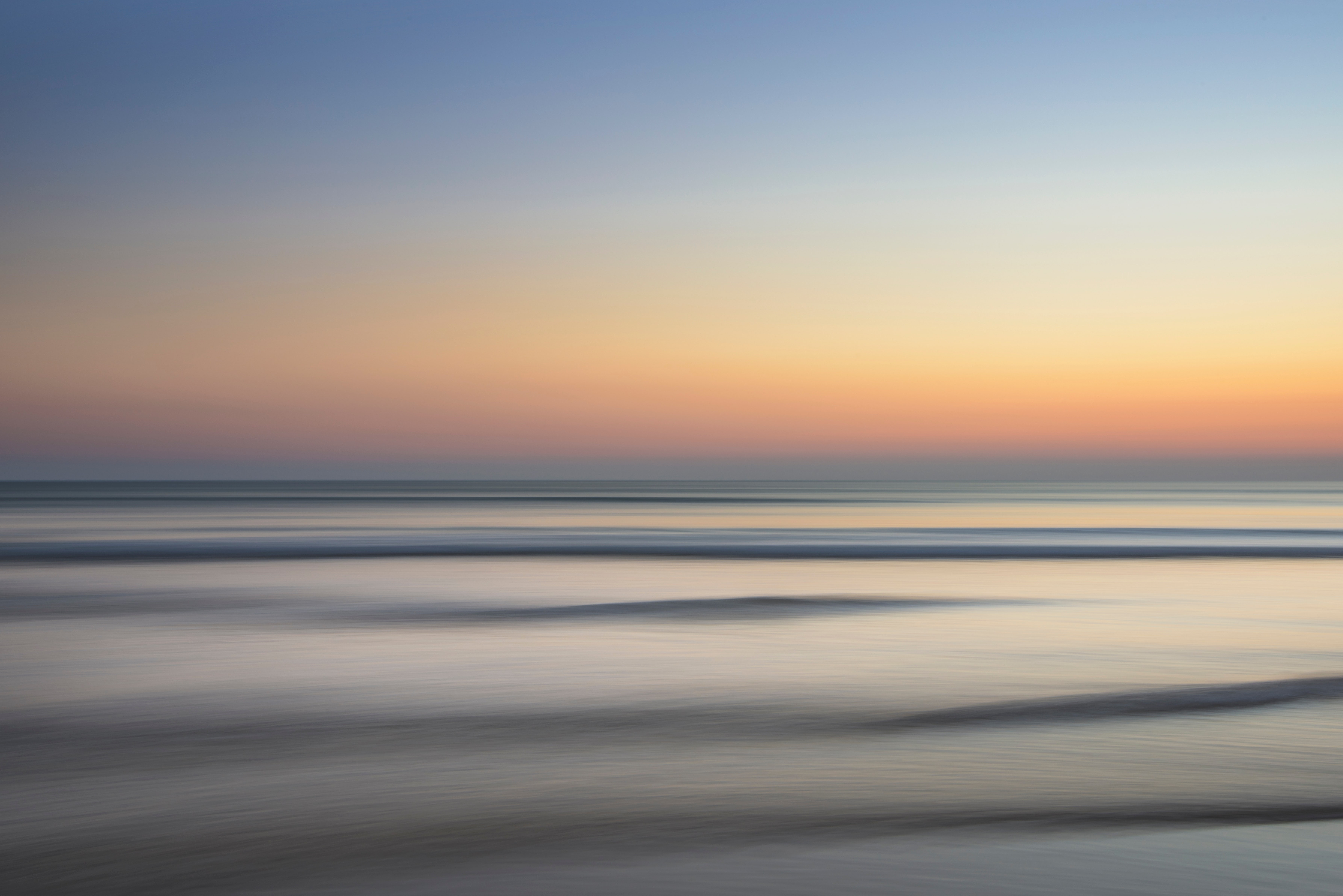 Peaceful ocean at sunrise