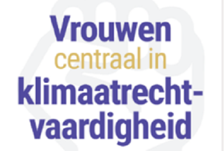 The "Vrouwen centraal in klimaatrechtvaardigheit" tool cover